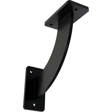 Bradford Steel Bracket, Powder Coated Black 2W X 7D X 7H